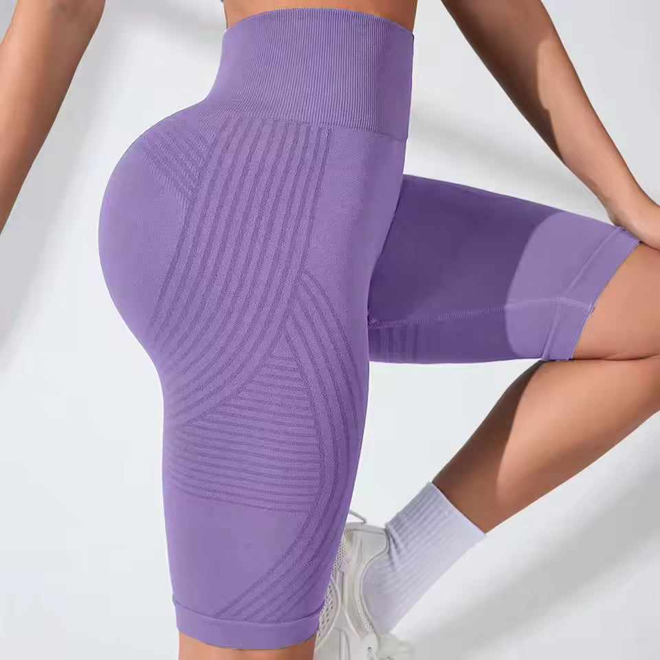 Slimming High Waist Yoga Shorts