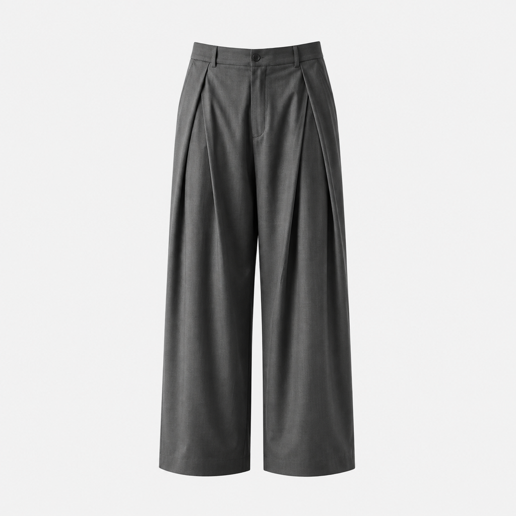 Pantaloni Eleganti a Gamba Ampia