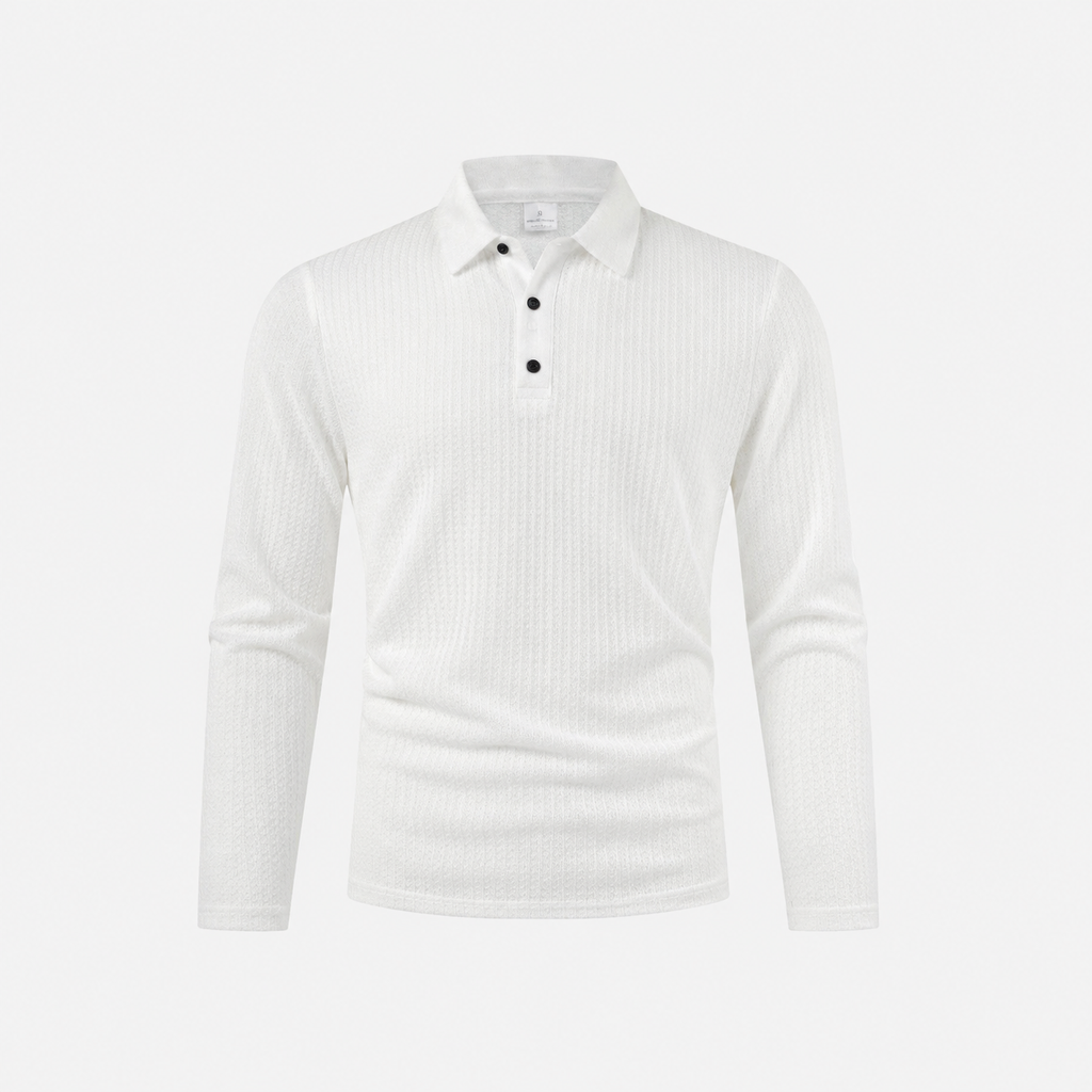 Polo Elegante a Maniche Lunghe