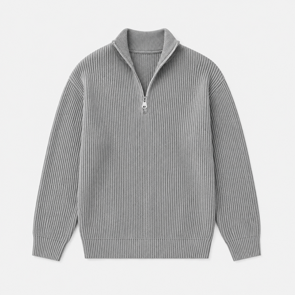 Maglione Firenze con Mezza Zip