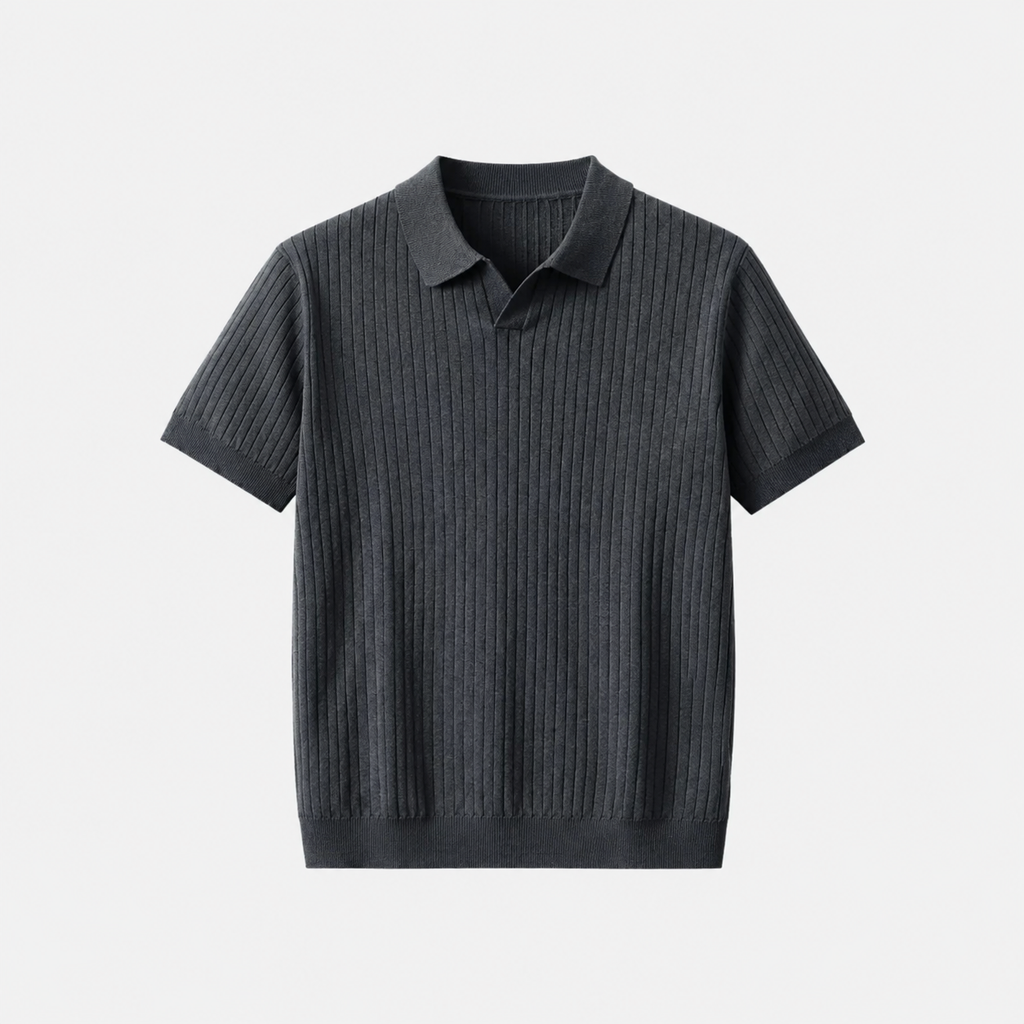 Polo in Maglia a Coste