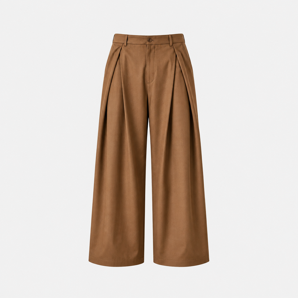 Pantaloni Eleganti a Gamba Ampia