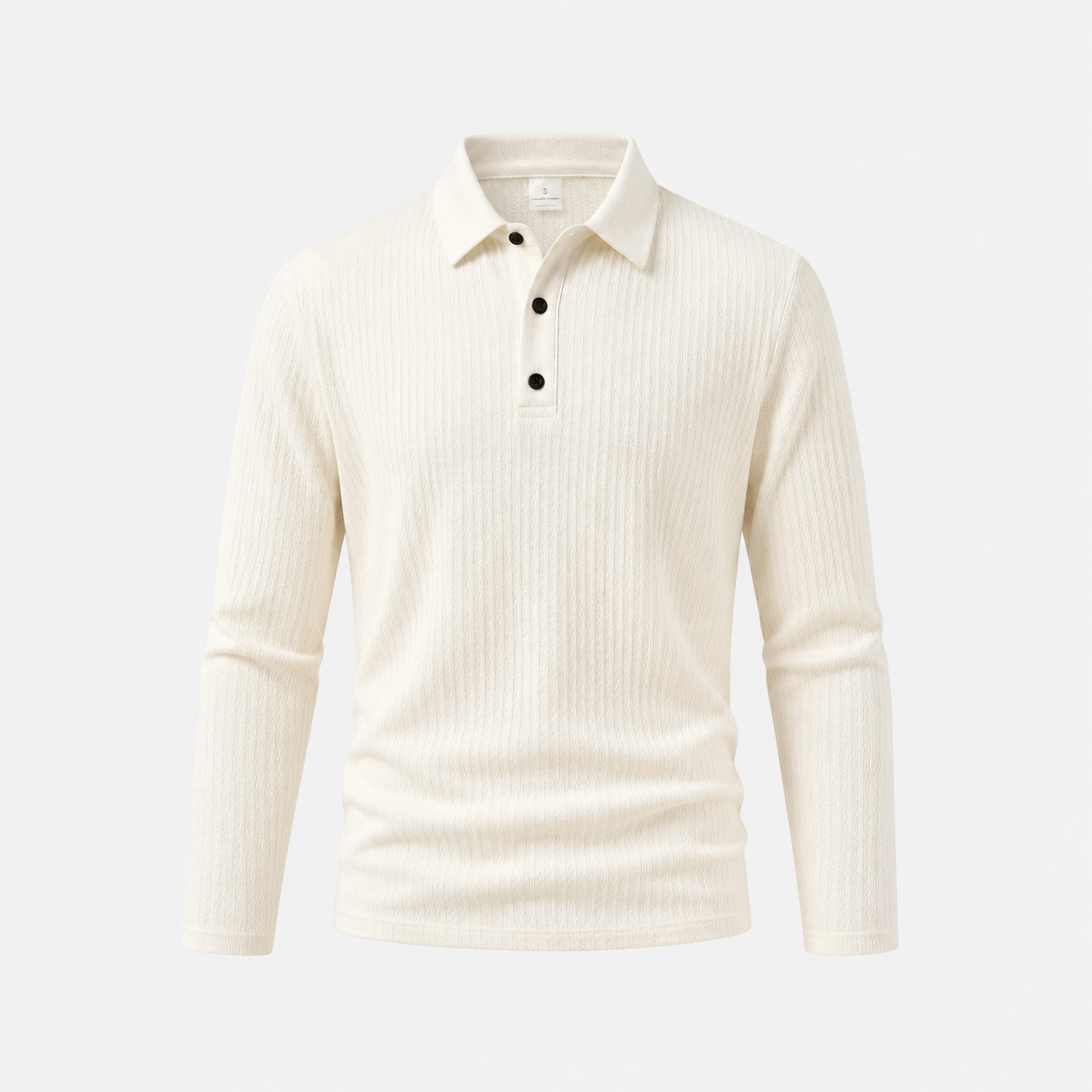 Polo Elegante a Maniche Lunghe