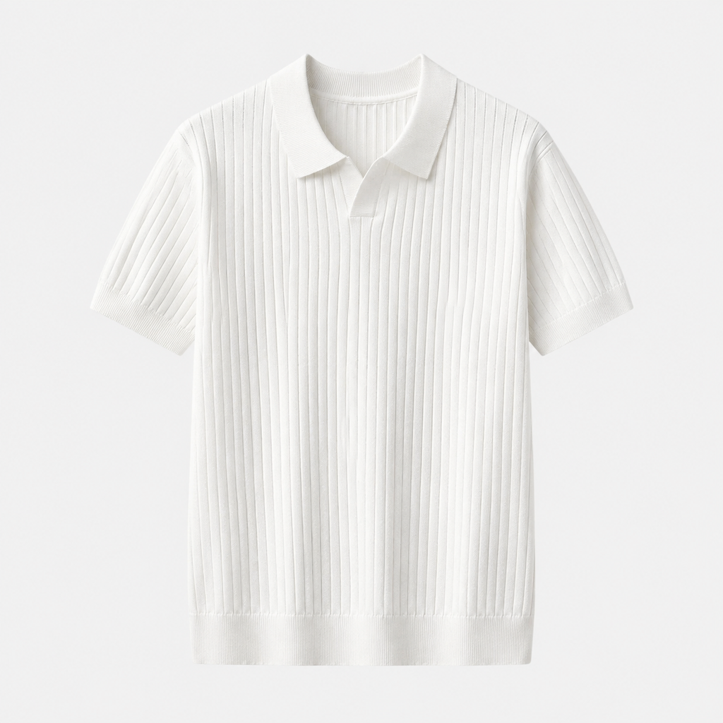 Polo in Maglia a Coste