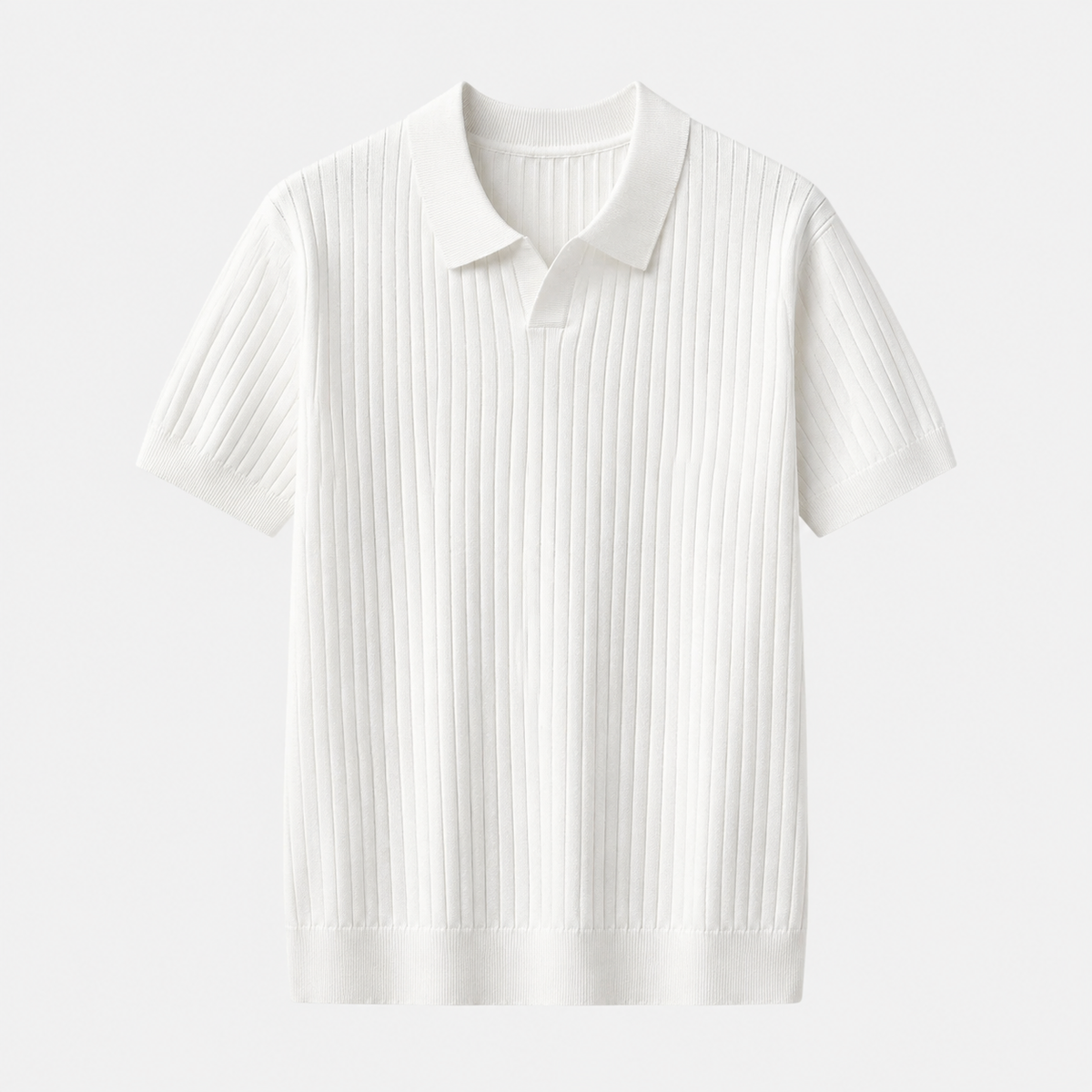 Polo in Maglia a Coste