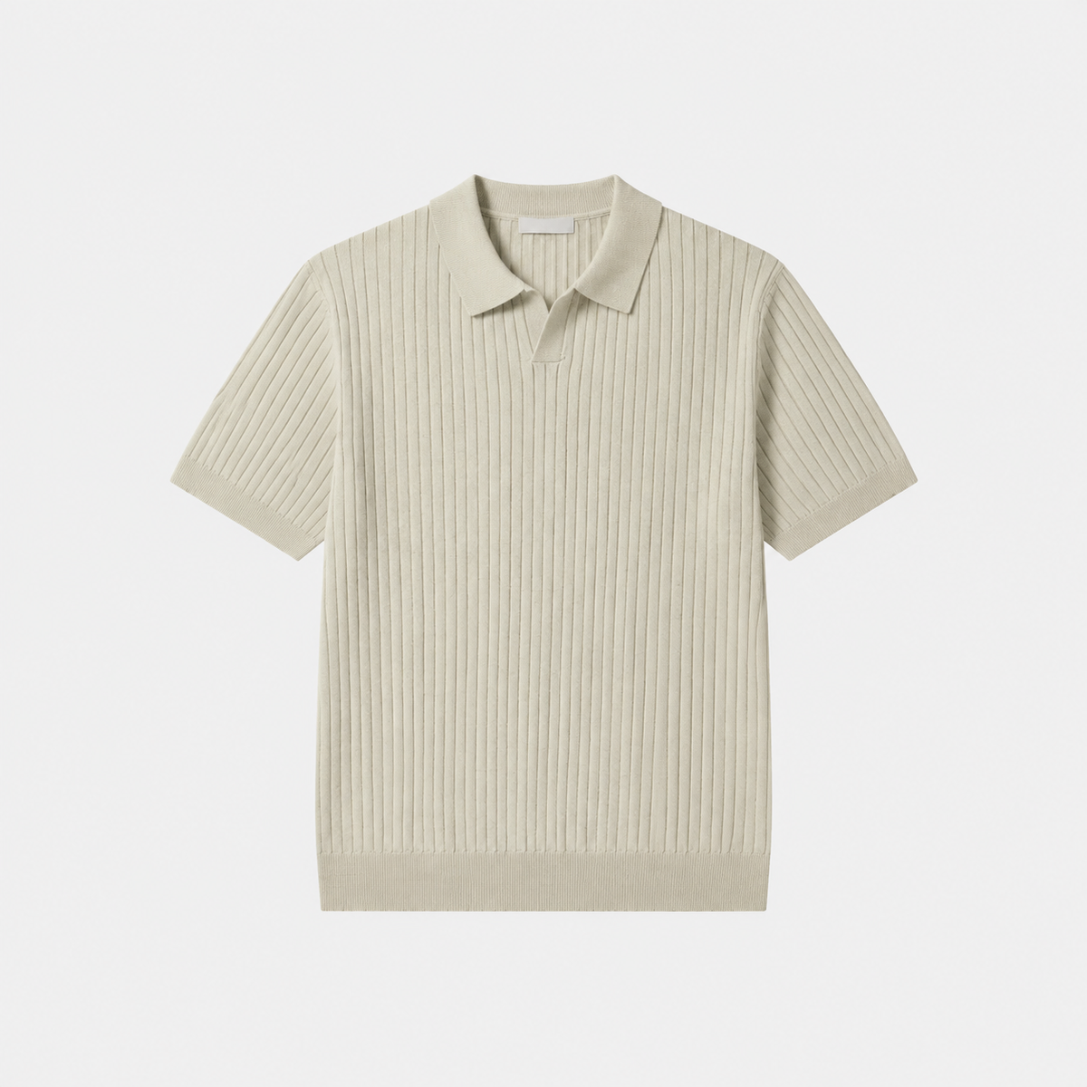 Polo in Maglia a Coste