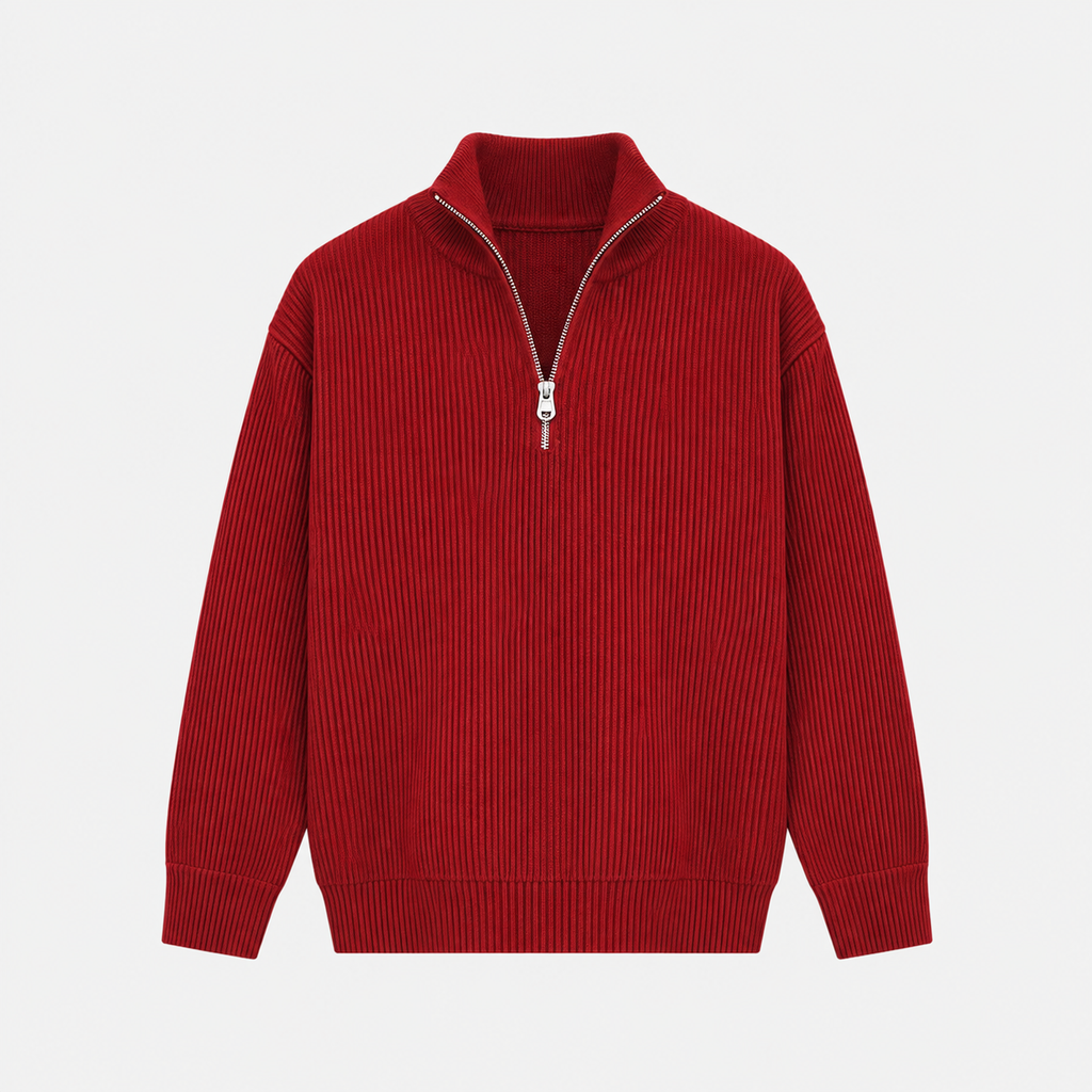 Maglione Firenze con Mezza Zip