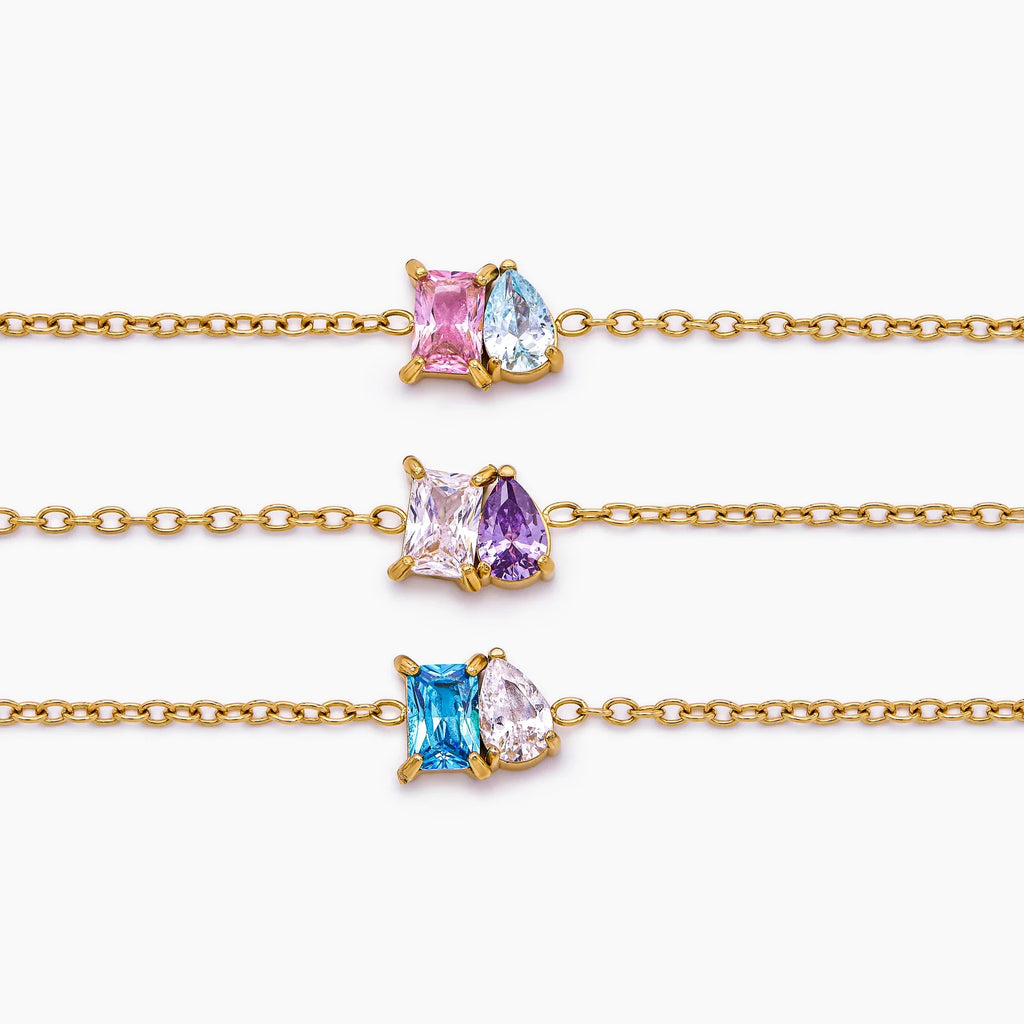 Bracciale Duo Eterno con Pietre Portafortuna