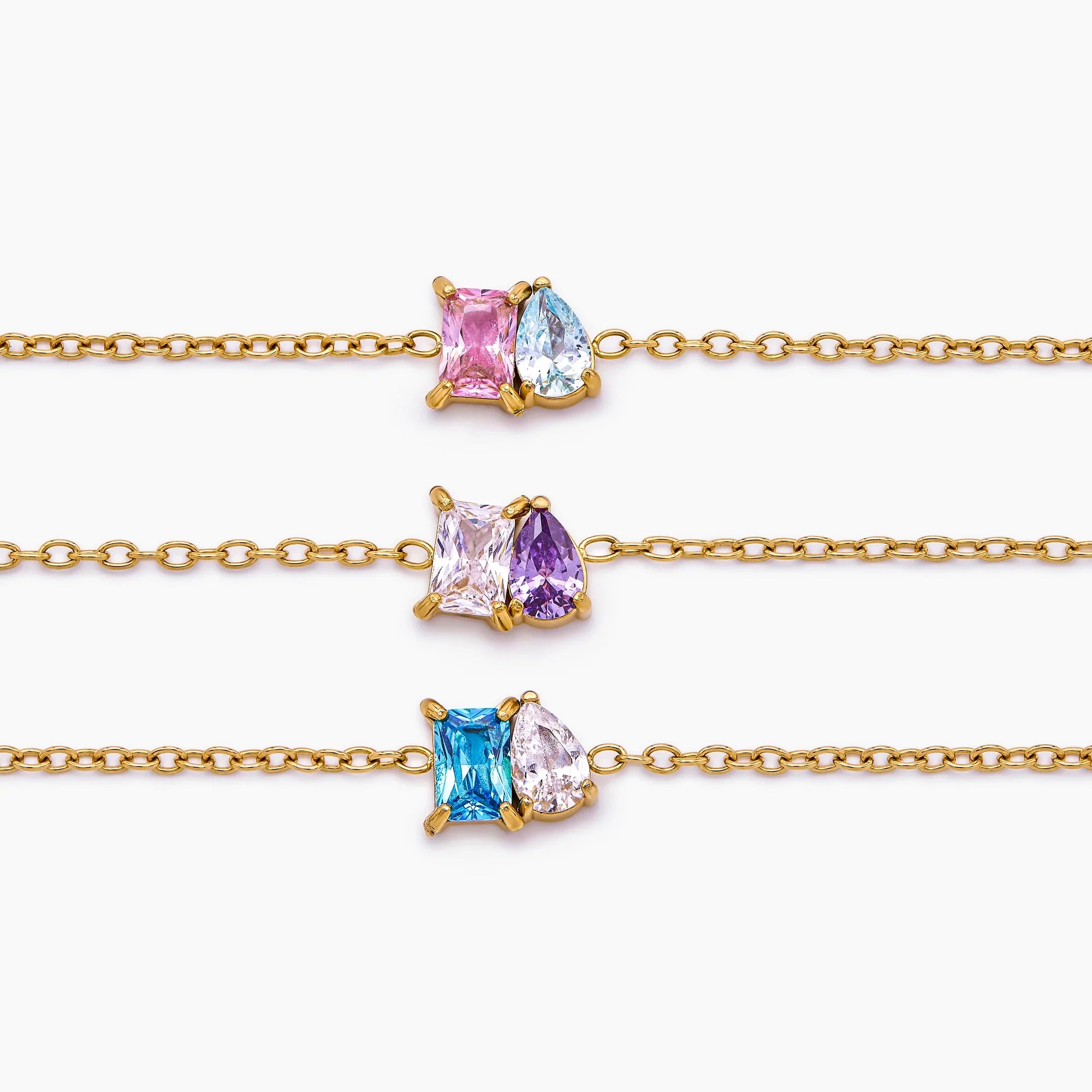 Bracciale Duo Eterno con Pietre Portafortuna