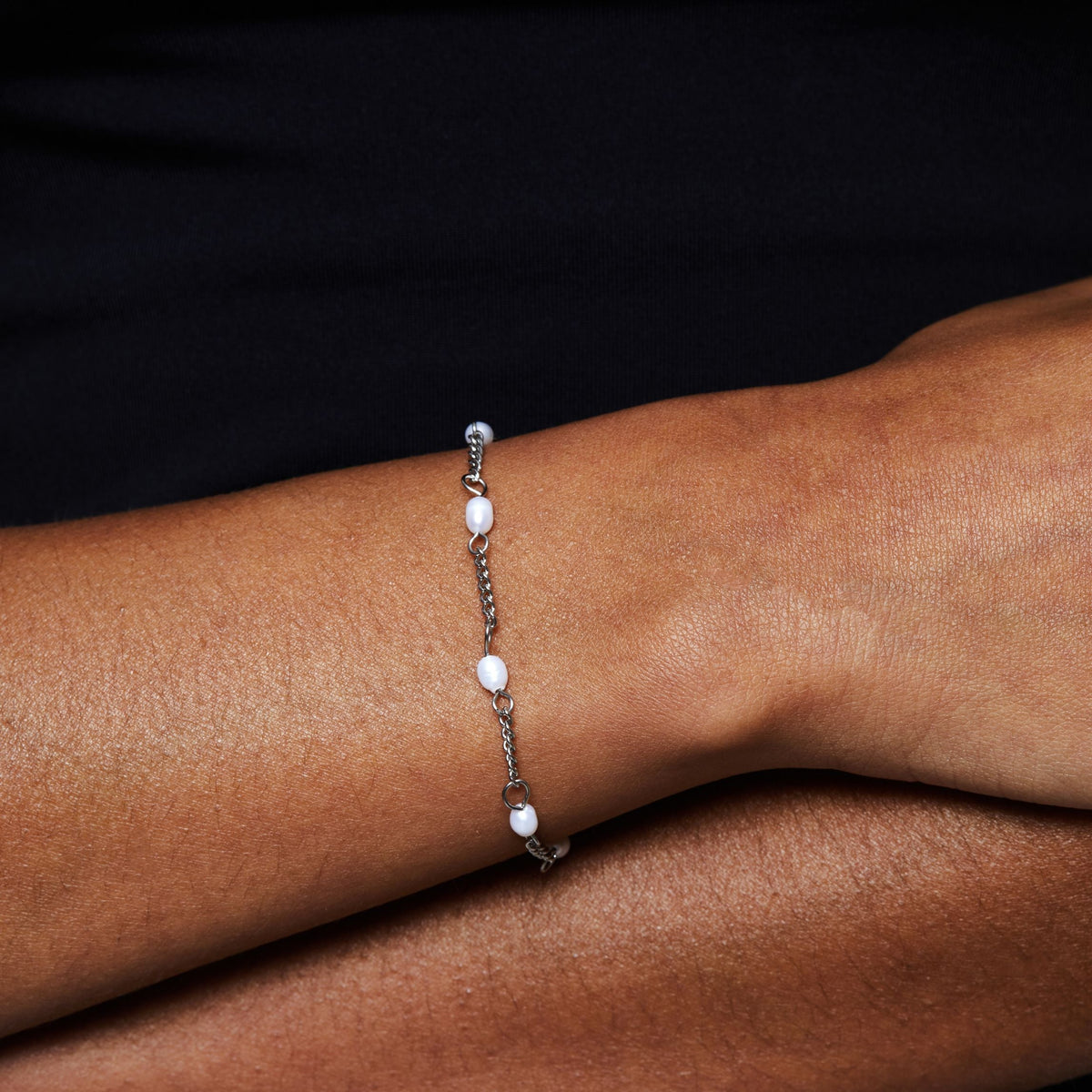 "Lovina" Braccialetto con perle