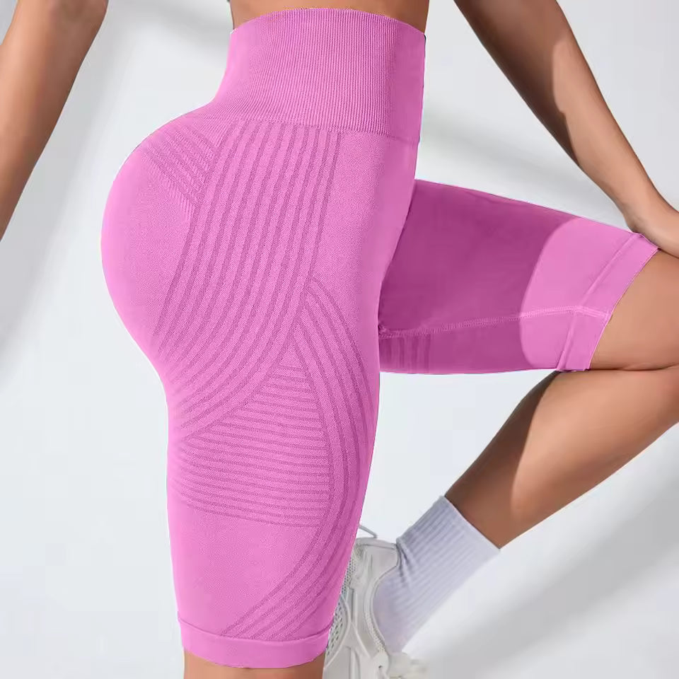 Slimming High Waist Yoga Shorts