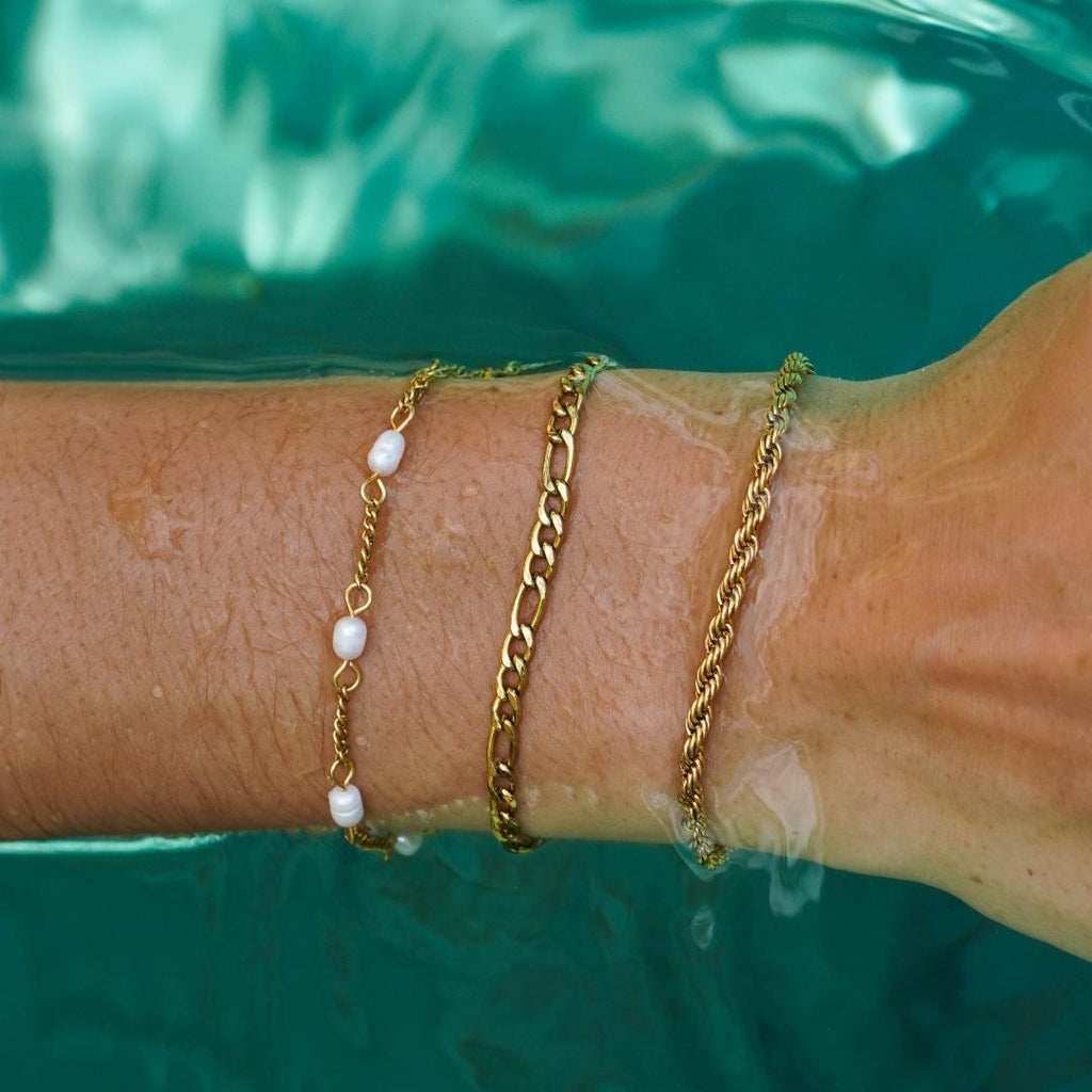 "Lovina" Braccialetto con perle