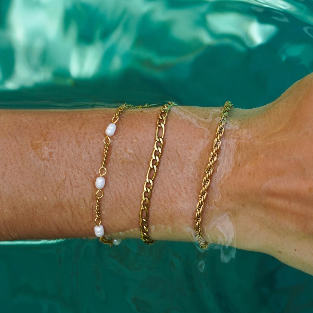 "Lovina" Braccialetto con perle
