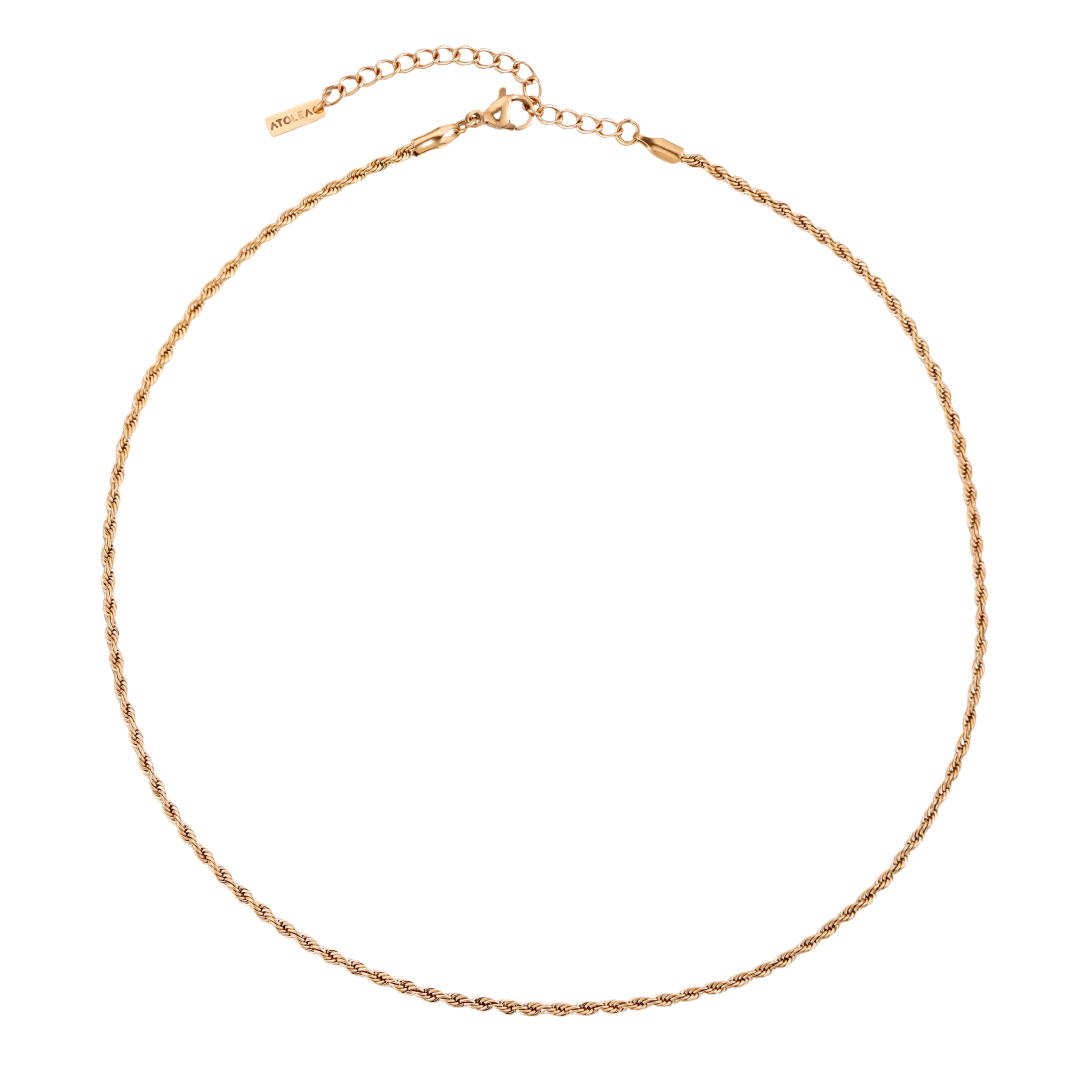 COLLANA CON CATENA A CORDA CALVI