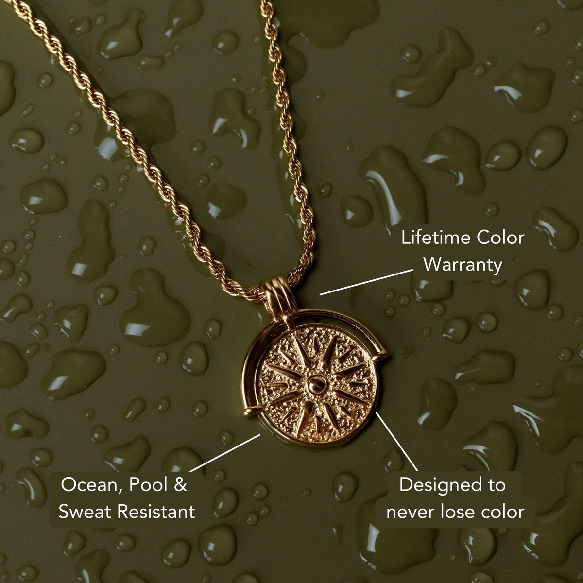 COLLANA SOLE DORATO