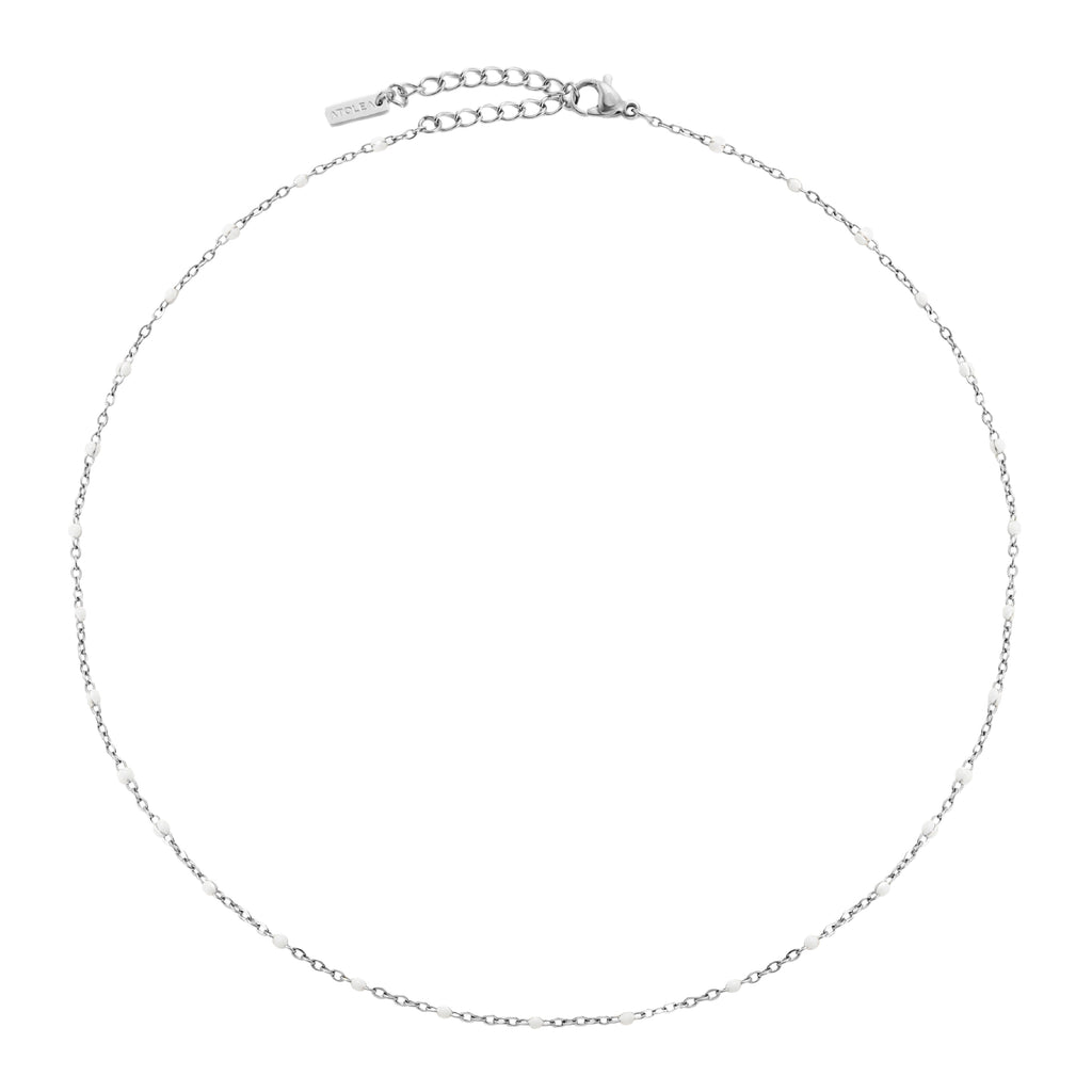 COLLANA DI PERLINE BIANCHE